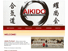 Tablet Screenshot of aikidoportland.com